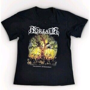 Borealis Metal Band T Shirt Size Large The Ghosts Of Innocence Progressive Power
